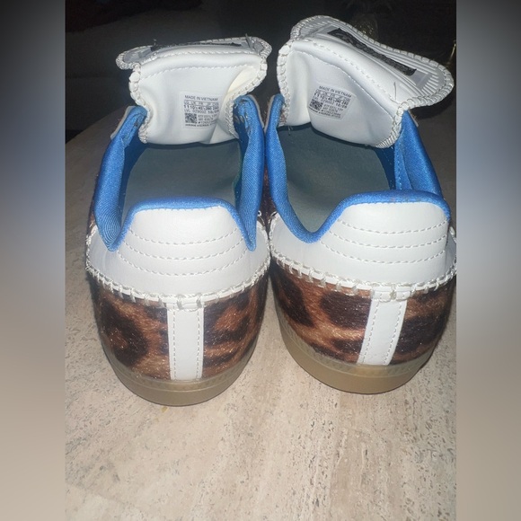 NEW Adidas Wales Bonner x Samba Leopard Pony Sneaker Shoes Men’s 11 Women 12 1/2 - Picture 7 of 11